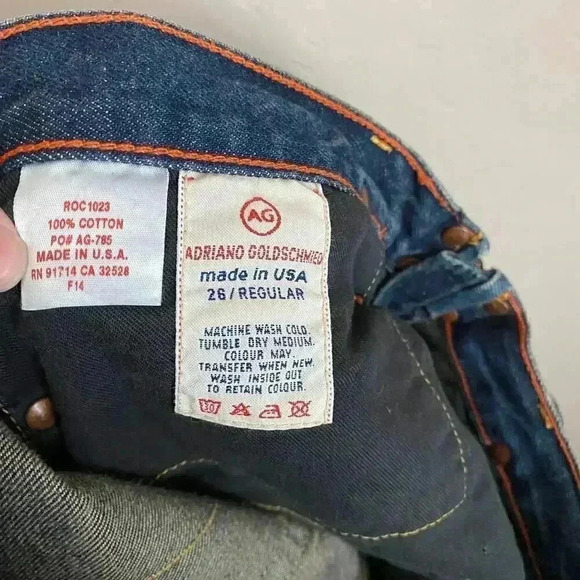 AG The Fringe Flare Leg Jeans Size 26R - Picture 8 of 12